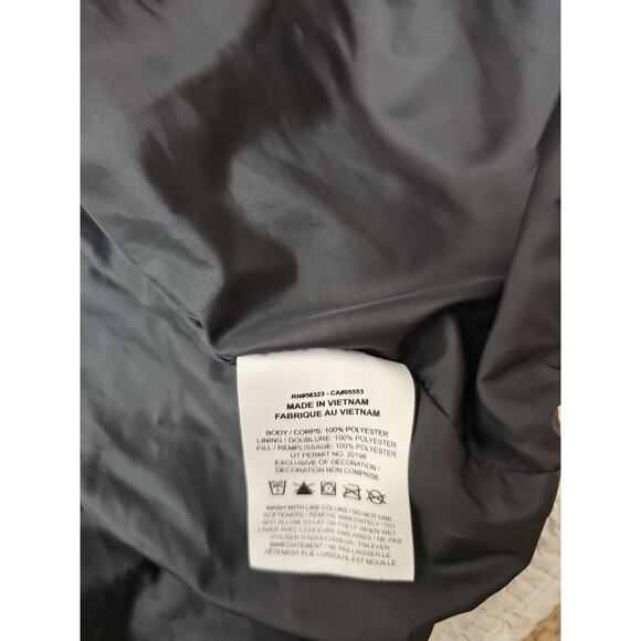 Men's NIKE SPORTSWEAR Therma-fit SYNTHETIC JACKET Size XL BLACK & white Parka - Picture 4 of 9